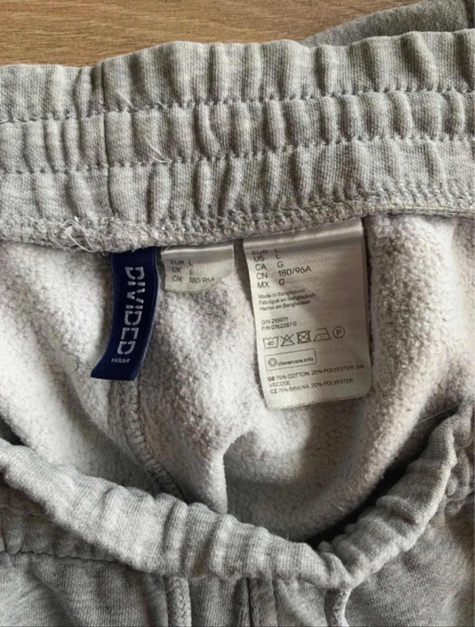 Men's gray shorts - Size L H&M – photo 3